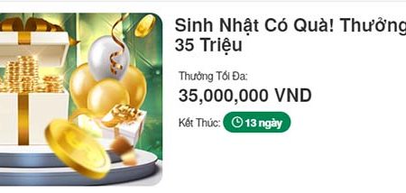 Thông tin chương trình khuyến mãi nhân dịp sinh nhật V9bet